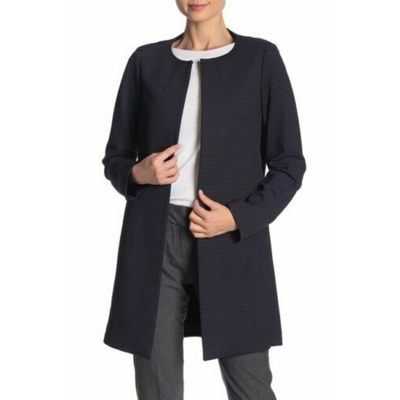 Amanda + Chelsea Women's Stripe Ponte Jacket - Picture 8 of 9